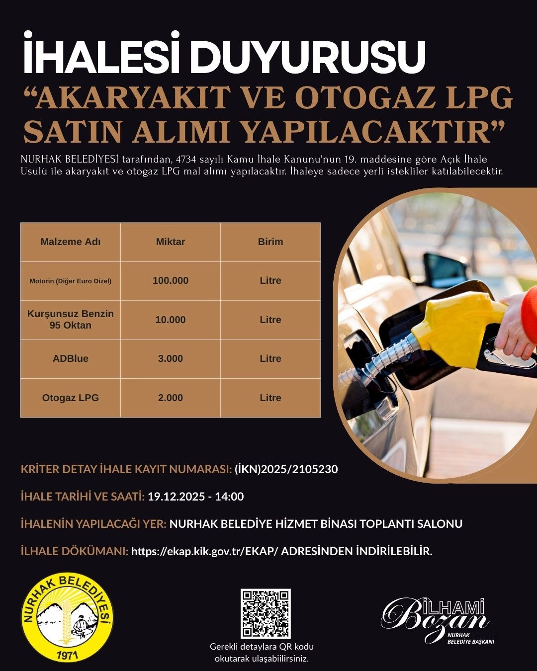 Akaryakit Ve Otogaz Lpg Satin Alim Ihalesi Duyurusu 1