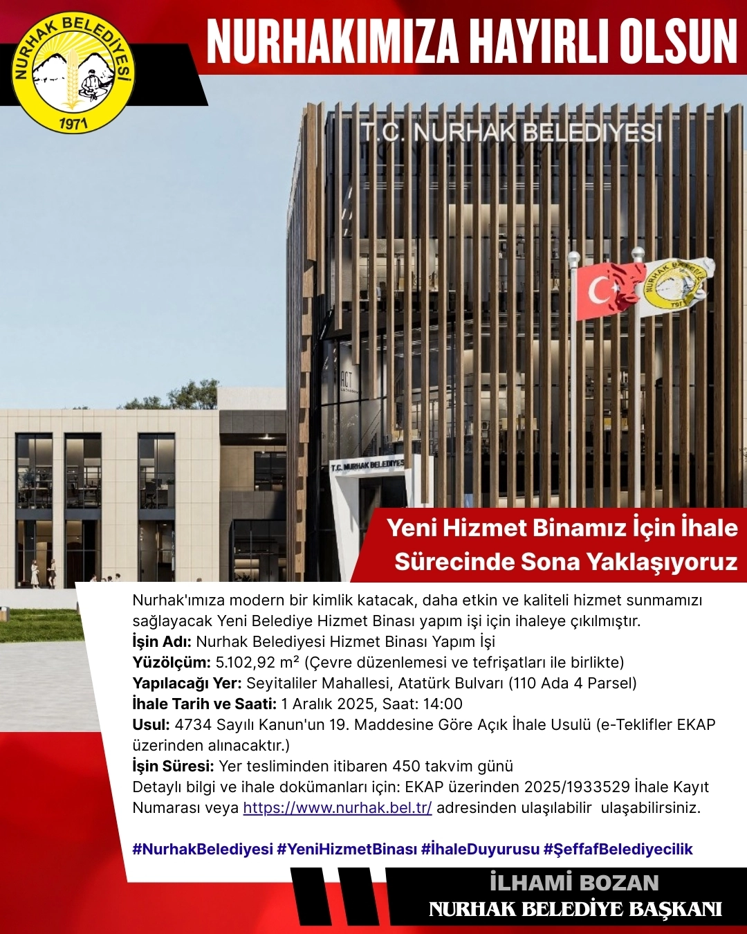 Yeni Hizmet Binamiz Icin Ihaleye Cikiyoruz 2